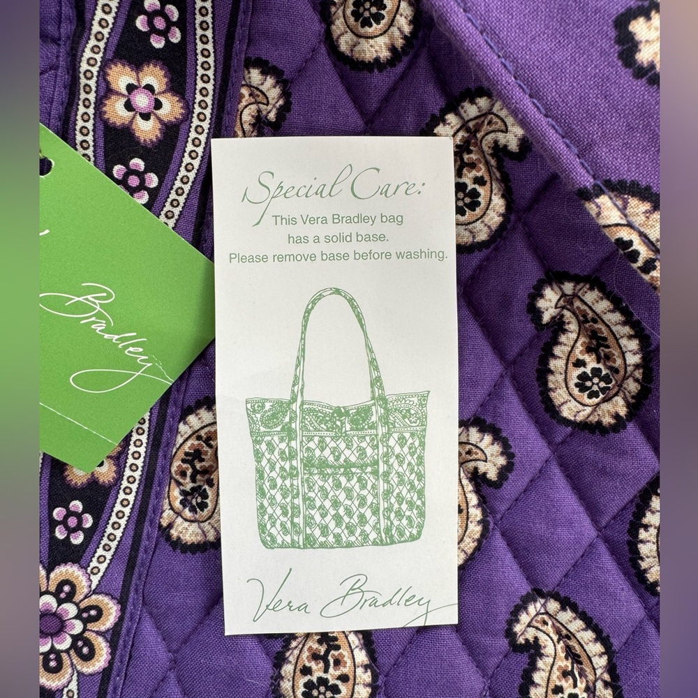 Vera Bradley Simply Violet Purse and Wallet Set - Picture 6 of 15